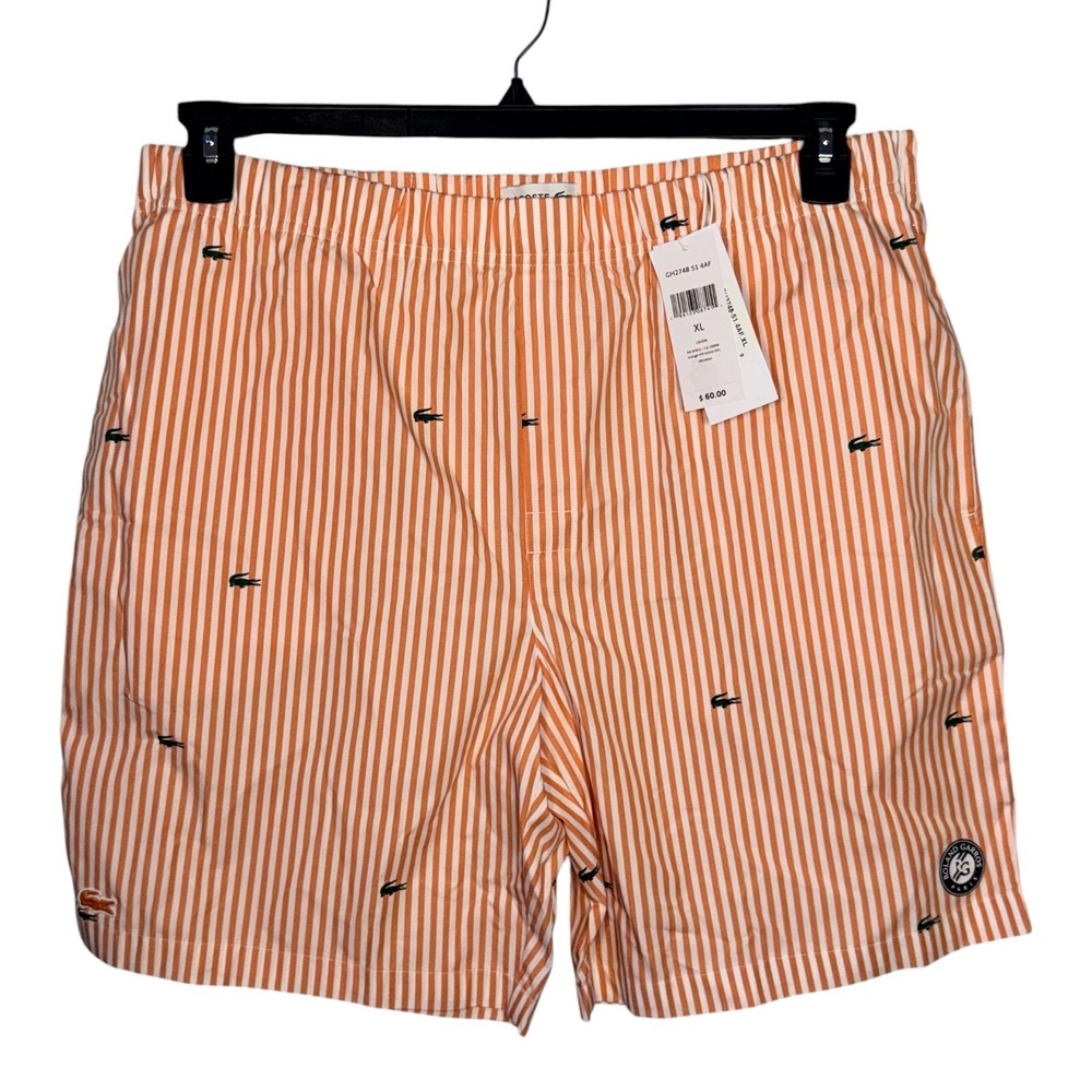 Lacoste x Roland Garros Pajama Shorts Sleepwear Mens Size XL NWT